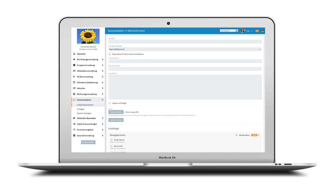Funktionen und Module - Kommunikation mit Eltern